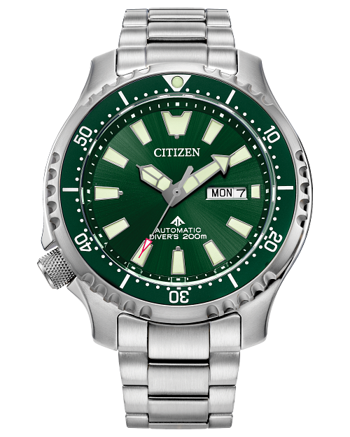 Citizen green best sale diver